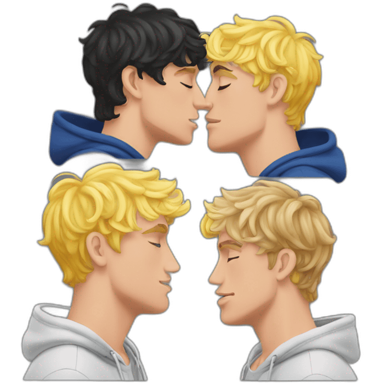 logan paul jake paul kissing emoji