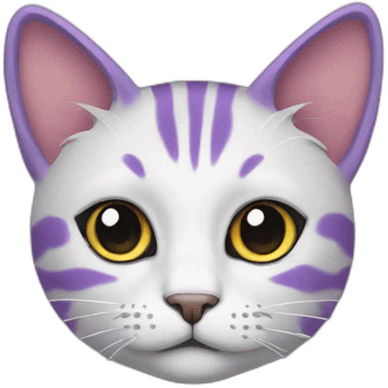 cat purple emoji