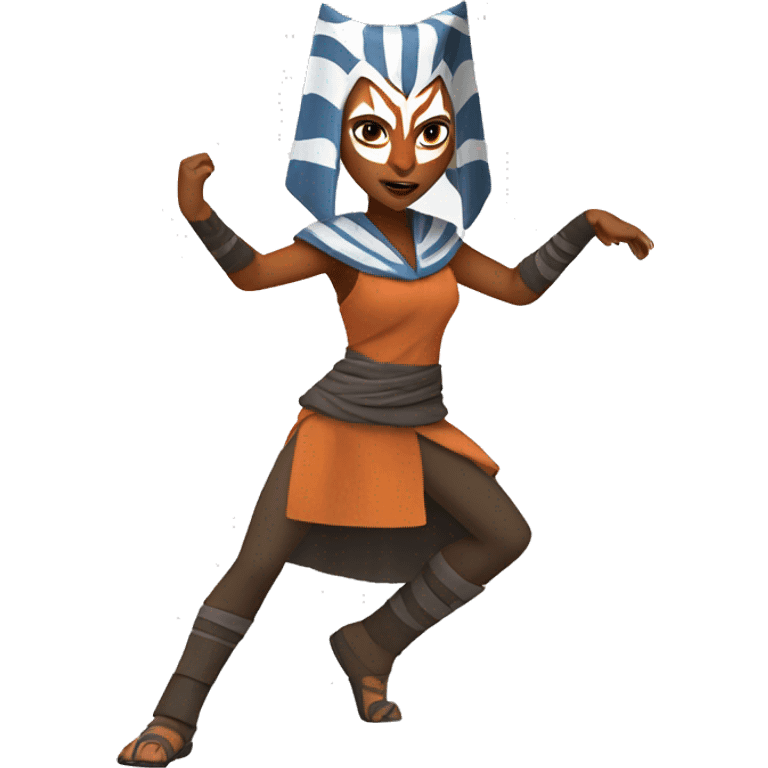 Ahsoka tano dancing emoji