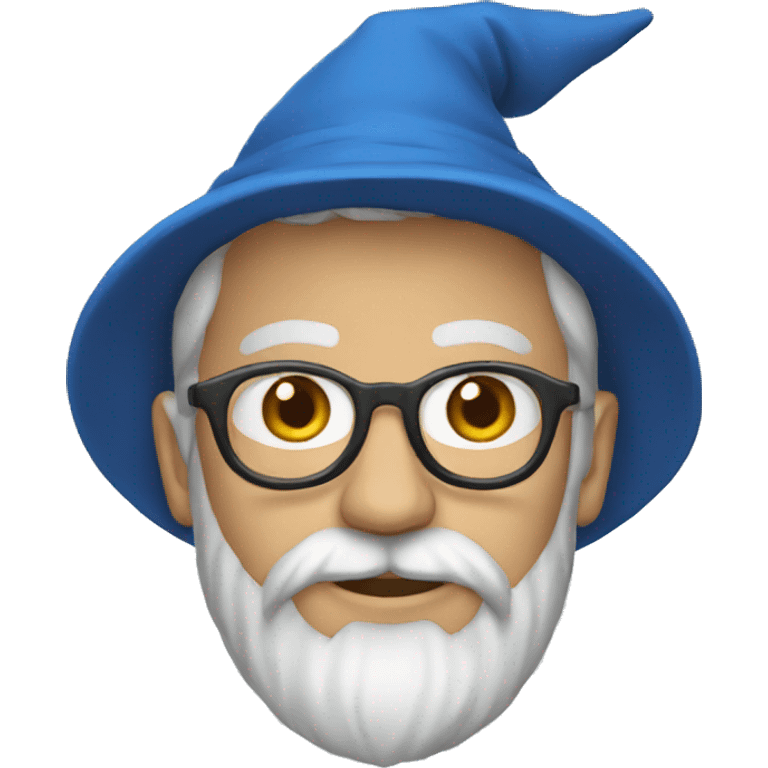 Wizard with blue jacket emoji