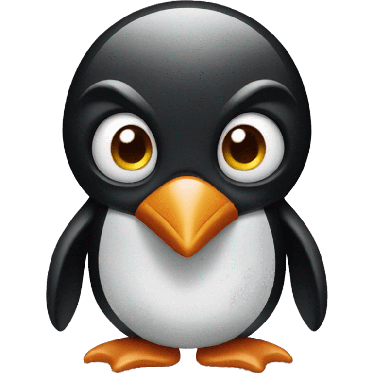 evil penguin emoji