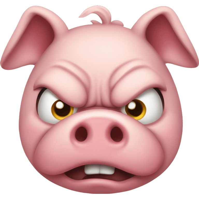 angry pig emoji