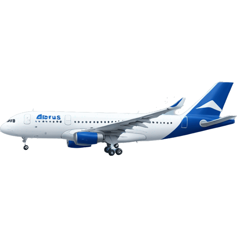 Airbus weiß blaue Lackierung  emoji