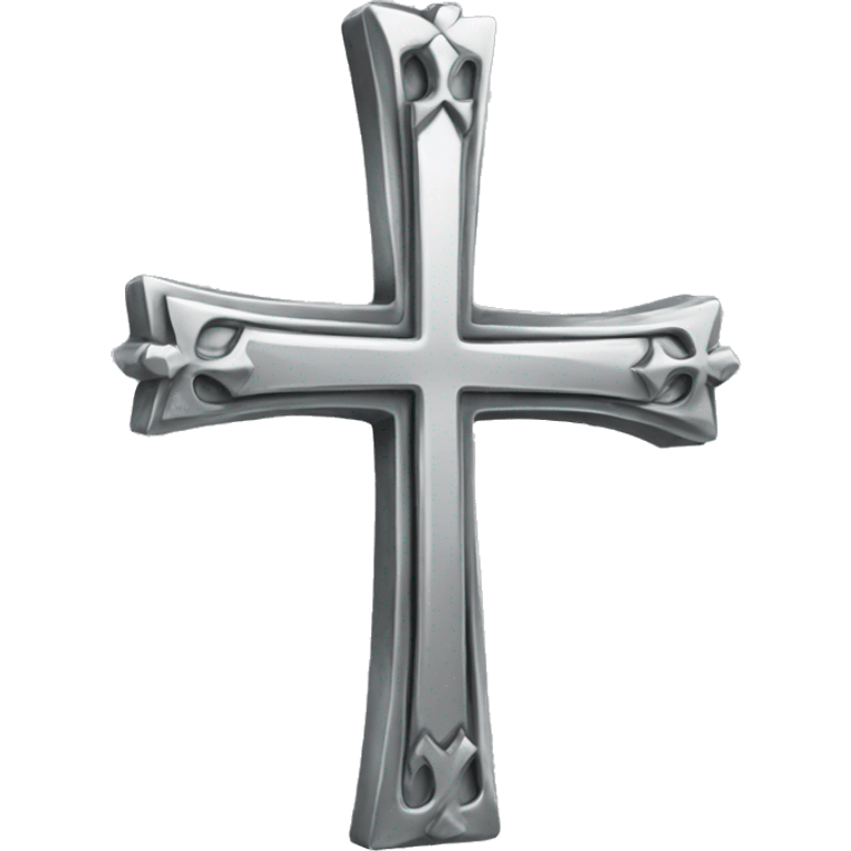 silver cross emoji