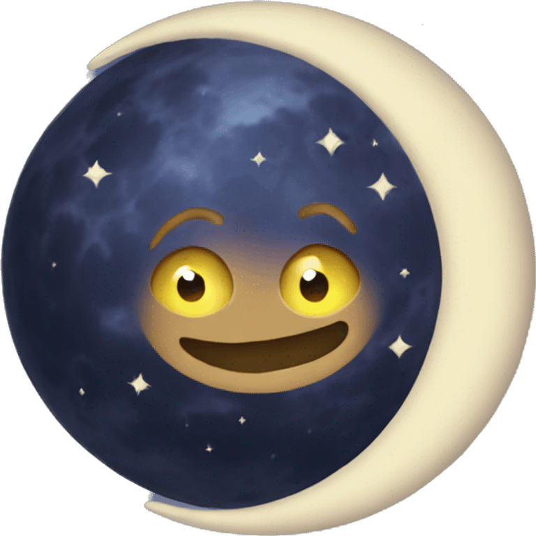 Moon love emoji