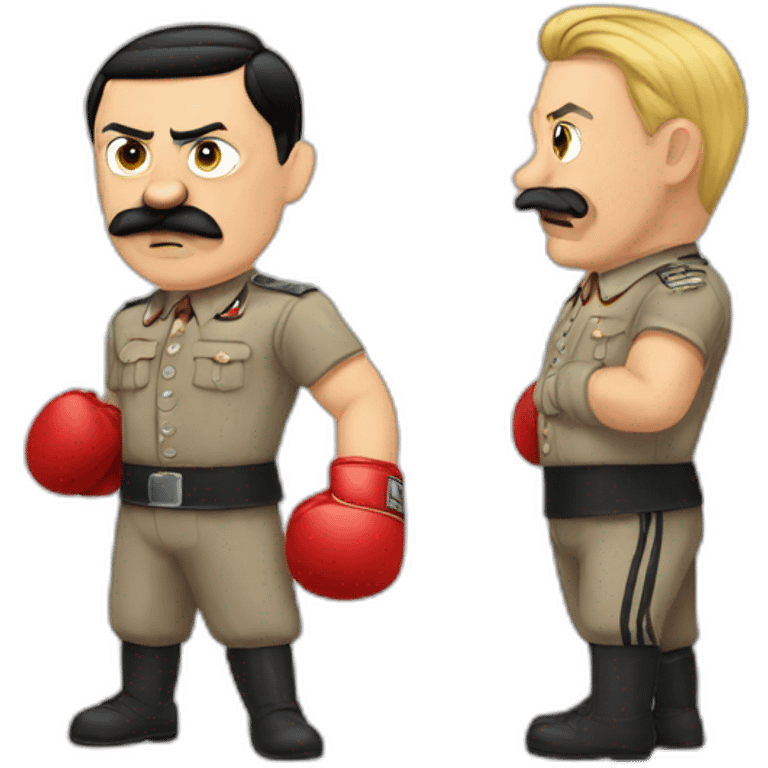 hitler-boxing-a-slav emoji