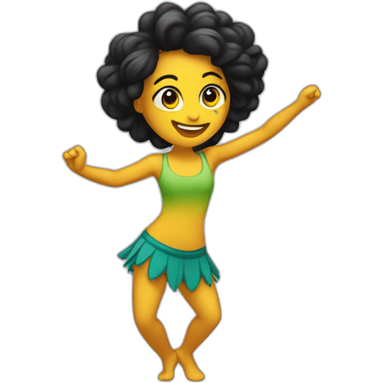 chica bailando emoji