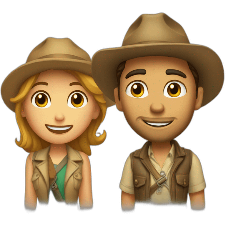 Aventuras de Tadeo Jones & Sara Lavroft emoji