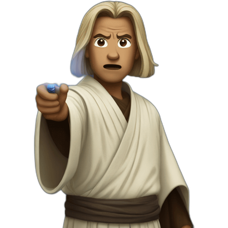 Jedi says oh no emoji