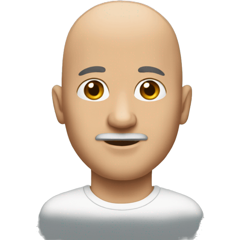 bald man emoji