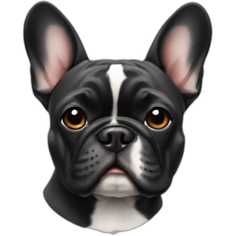 dog French Bulldog in profile emoji