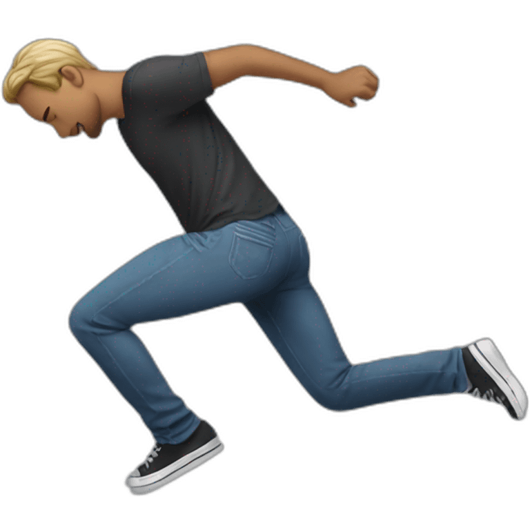 Guy twerking emoji