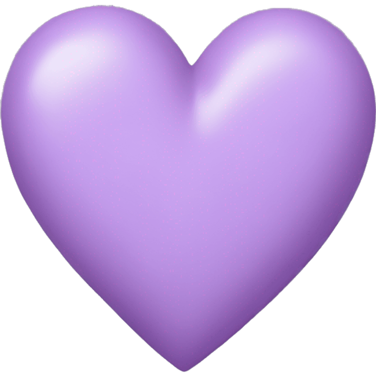 lilac heart emoji