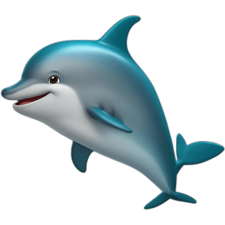 Coeur sur dophin emoji