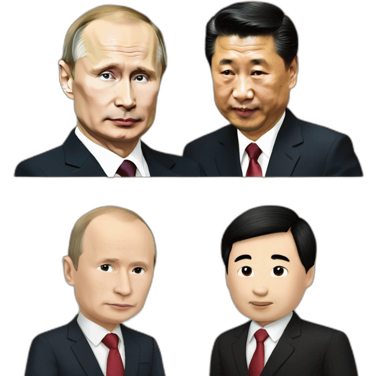 vladimir putin with xi jin ping emoji