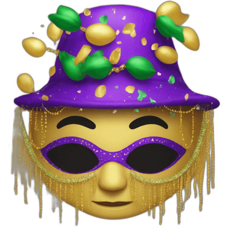 Mardi gras emoji