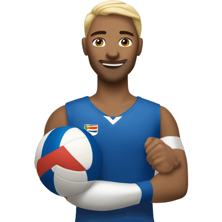 Una persona che gioca a pallavolo  emoji