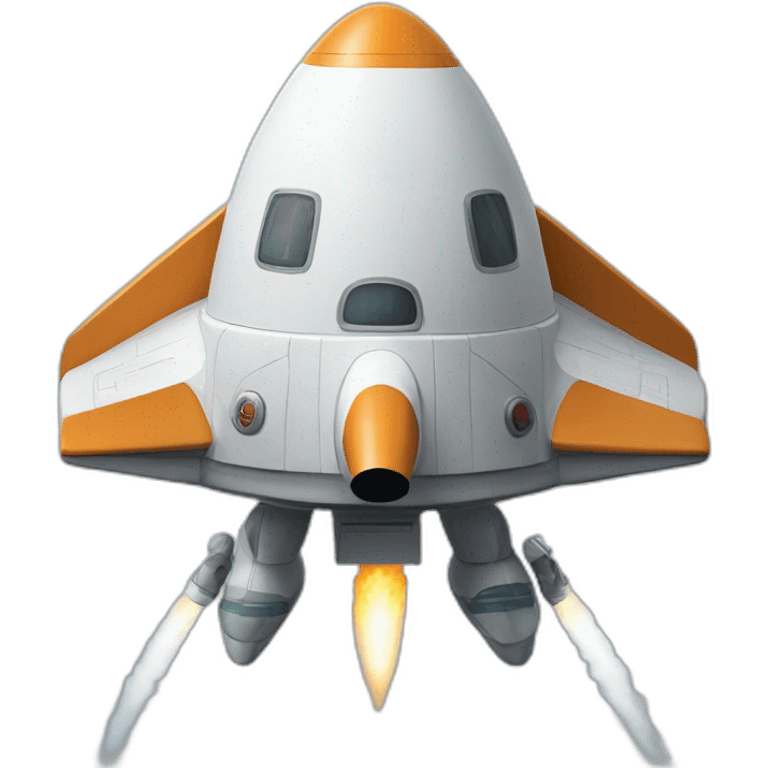 reporting spaceship launch emoji