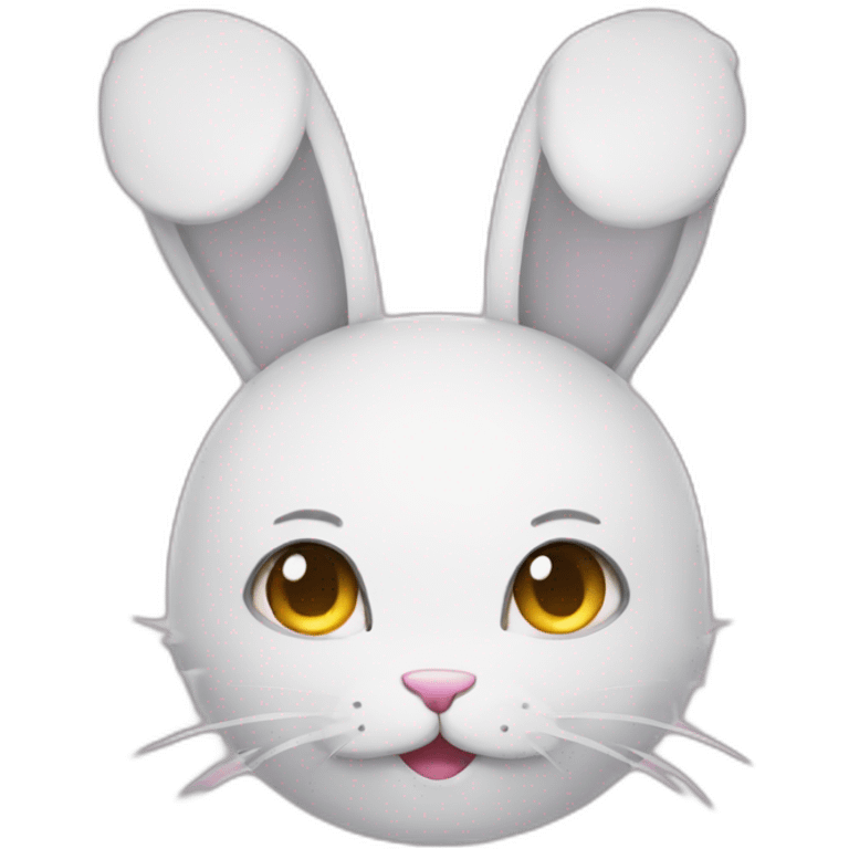 Cyber bunny anime  emoji