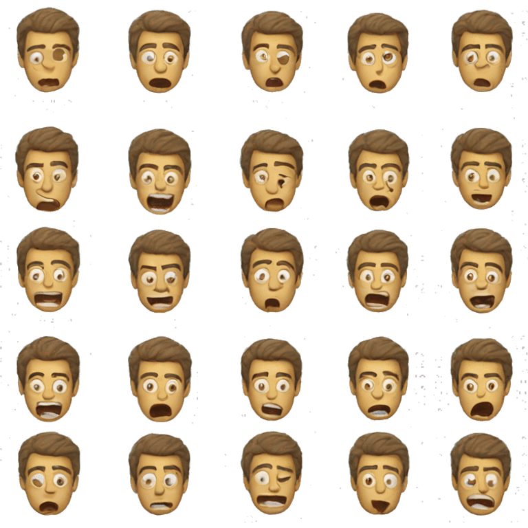 Reaction men emoji