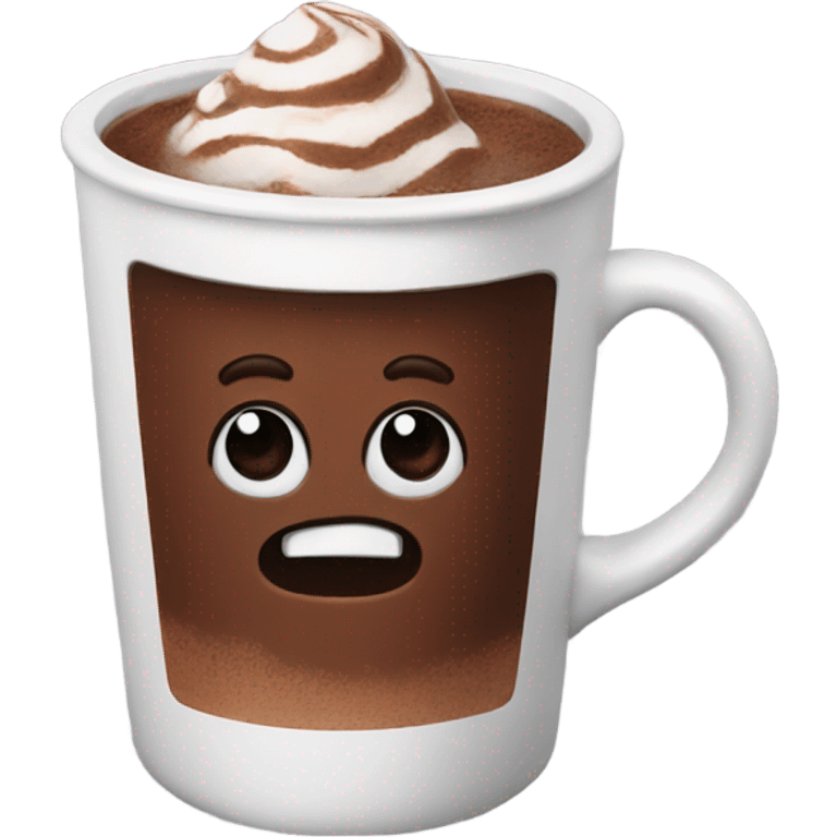 Hot chocolate emoji