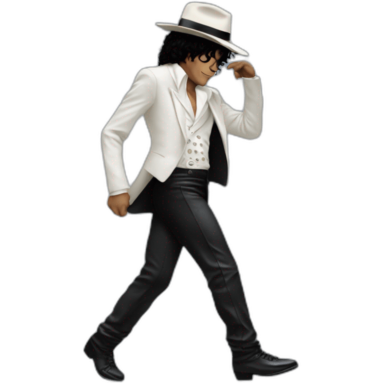 Michael Jackson moonwalking emoji