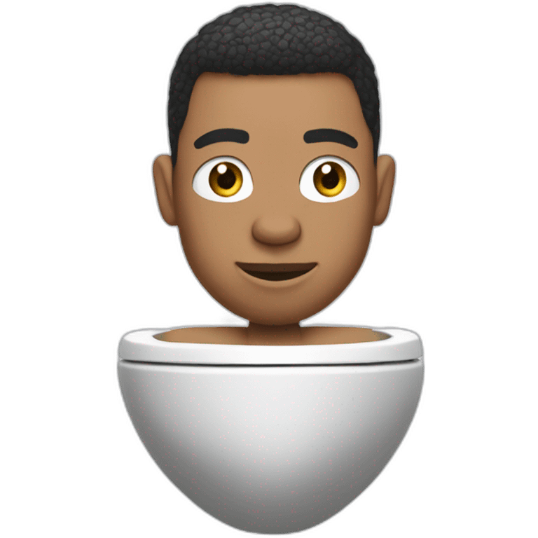 Mbappé at the toilet emoji