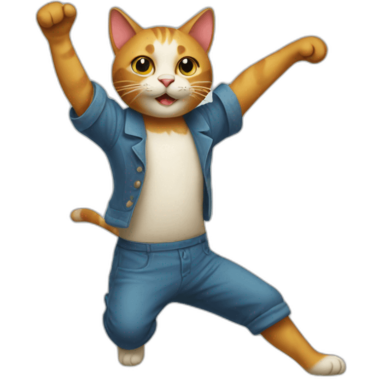 dancing cat emoji