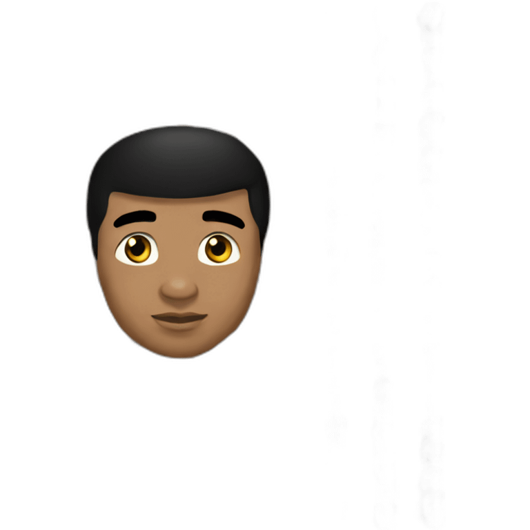 Mohamed ali - boxer -entier  emoji