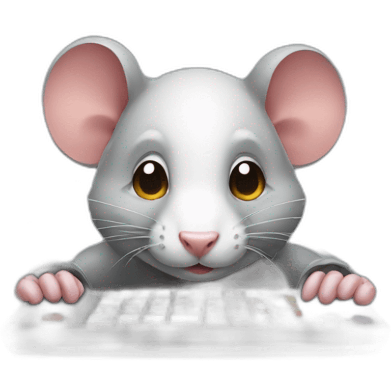 Rat gamer emoji