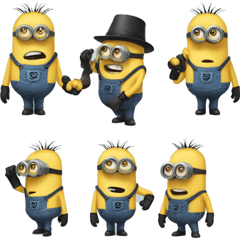 Despicable 4 character mega minion, that rides horses emoji