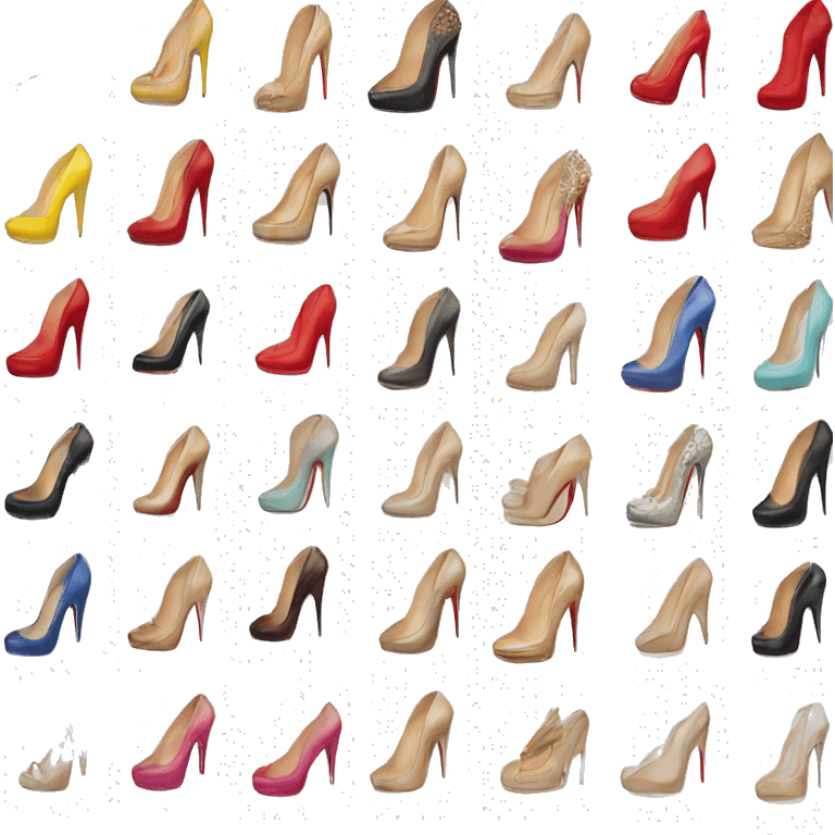 Louboutin heels  emoji