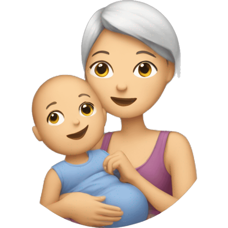 Mum and baby  emoji