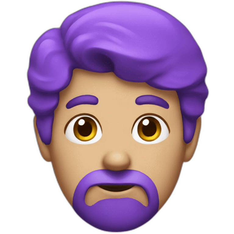 Purple guy emoji