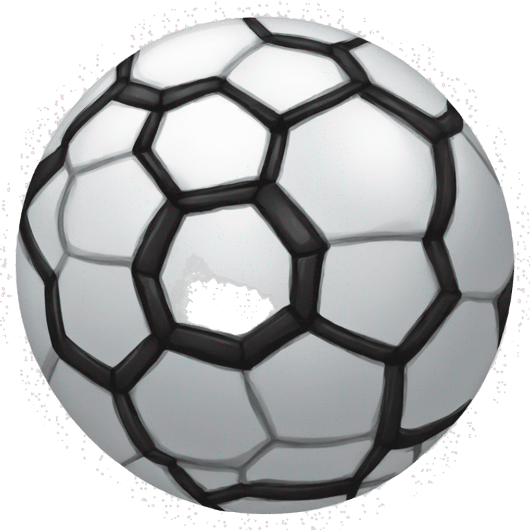 Snake eyes on a soccer ball emoji