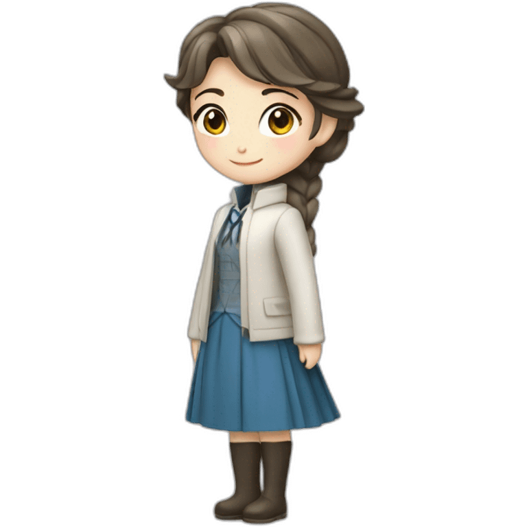 Elsa schoolgirl tokyo-tower emoji