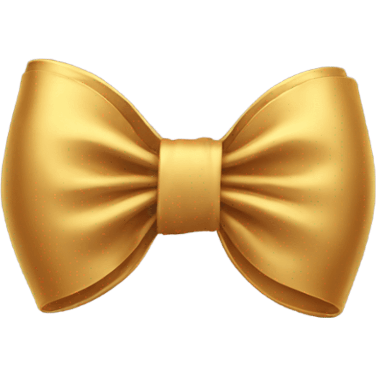 golden wearing a bow emoji