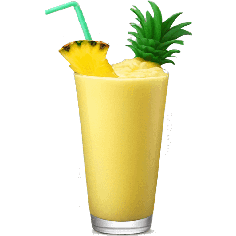 pineapple smoothie emoji