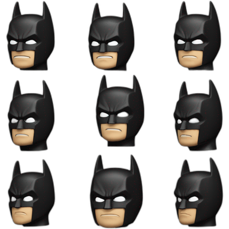 Batman loco emoji