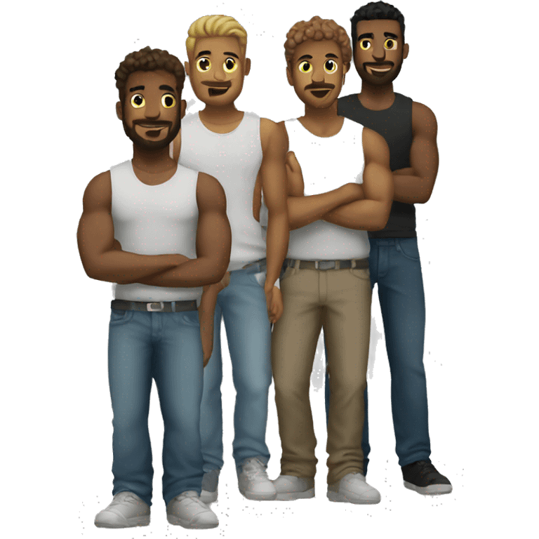 6 drakes standing together emoji