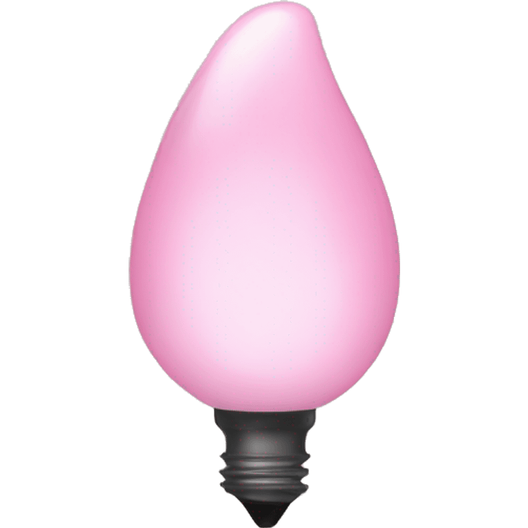 Light pink christmas light emoji