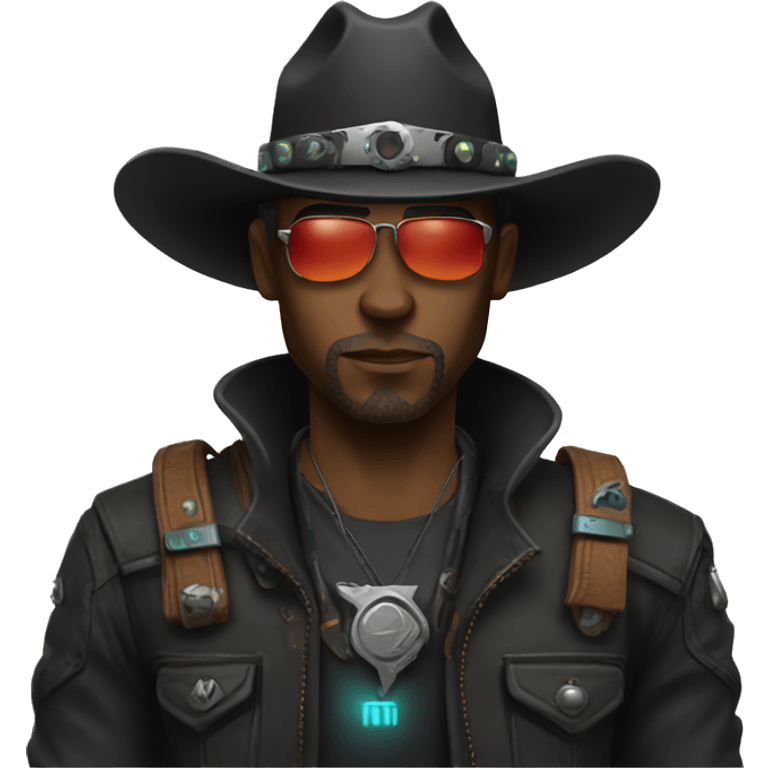 cyberpunk cowboy emoji