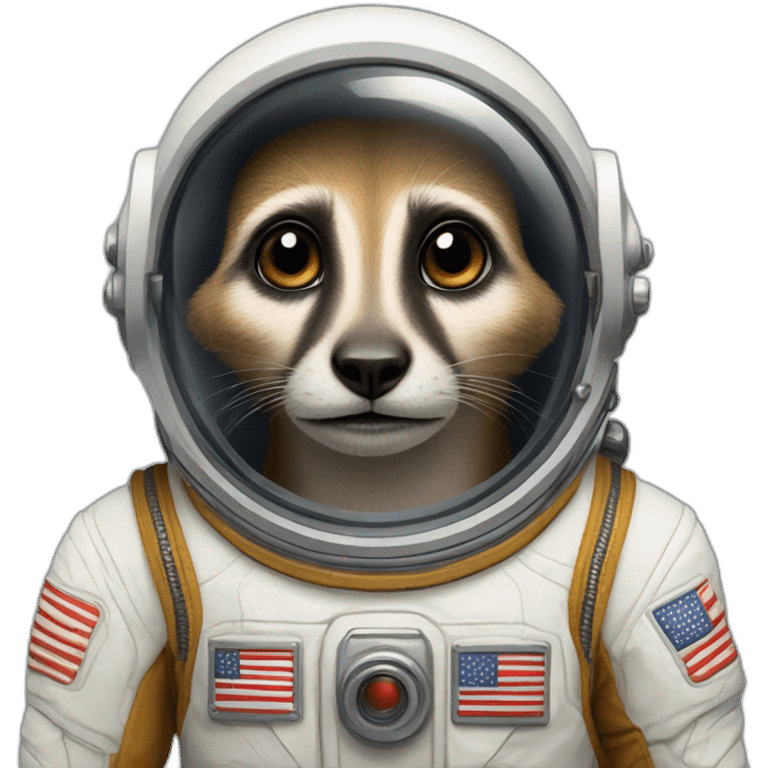 Suricate astronaute emoji