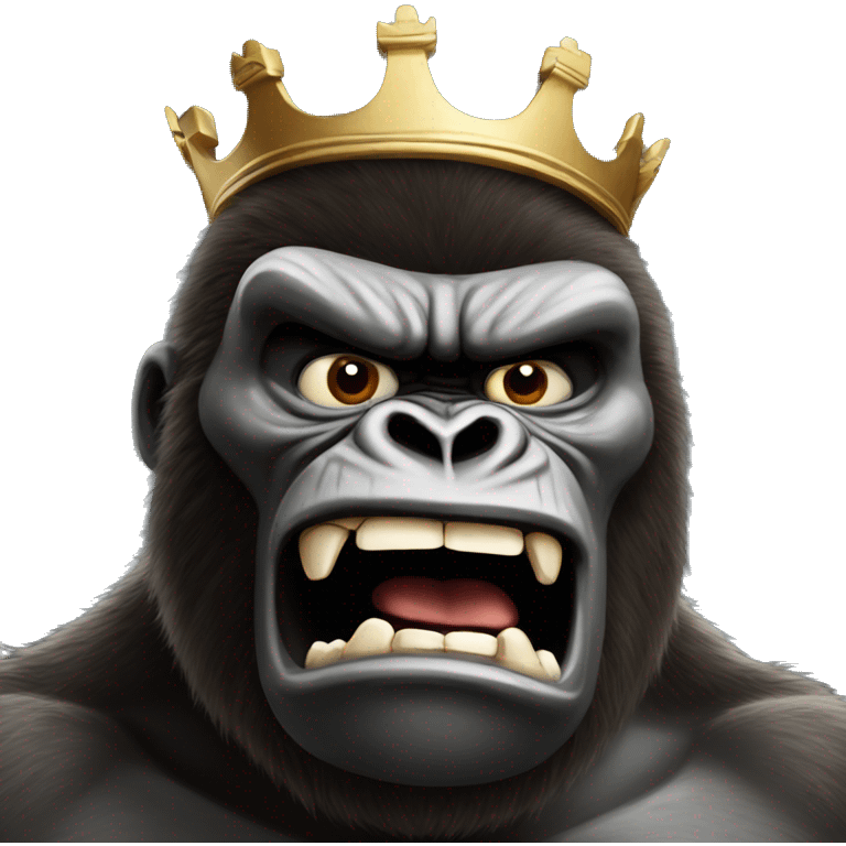 King Kong angry emoji