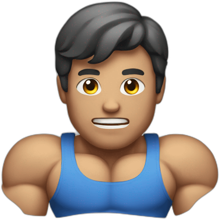 Muscle man emoji