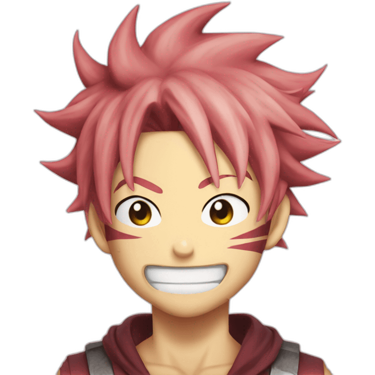 Natsu dragneel face emoji