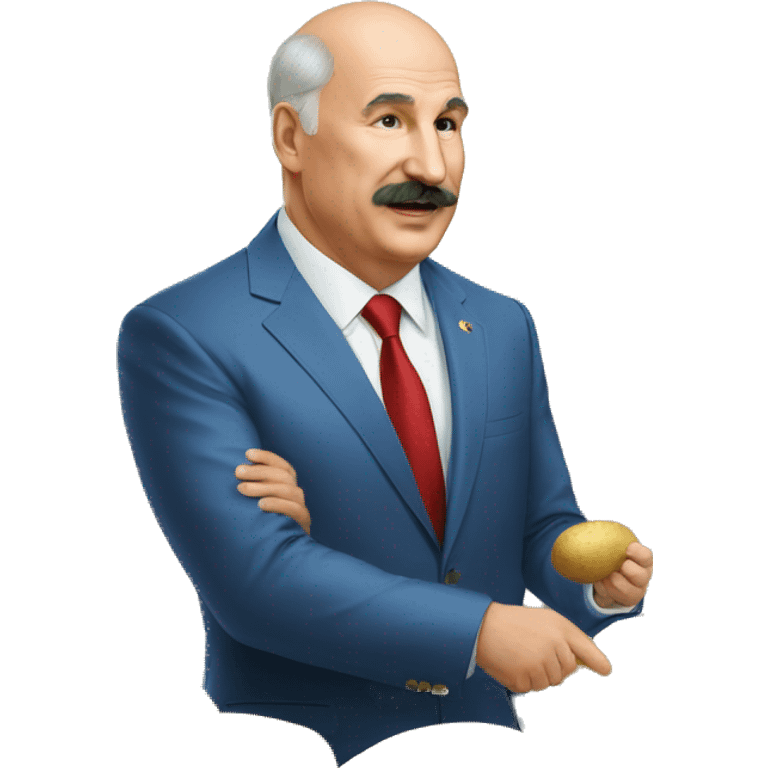 Lukashenko and potato be like emoji