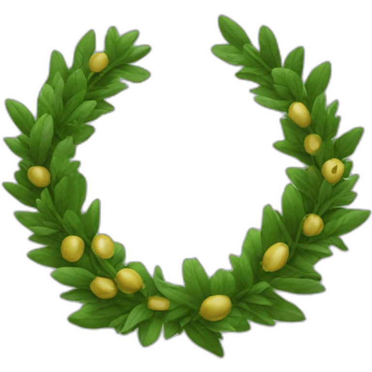 wreath of laurel emoji