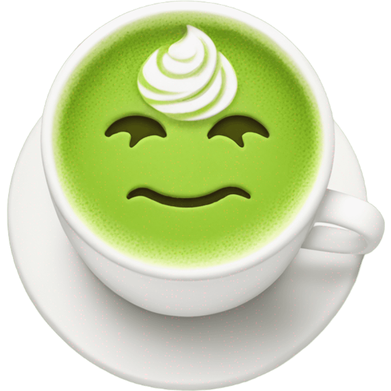 Matcha latte  emoji