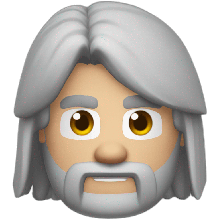 geralt from the witcher in mario kart emoji